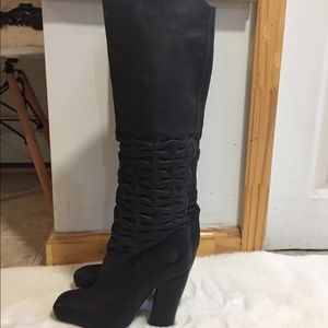 $1800 john galliano squared boot sz 37